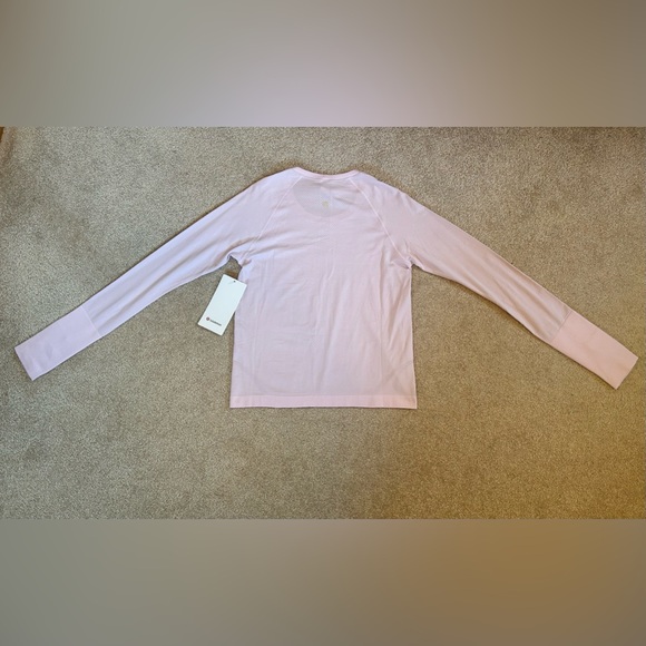 NWT Lululemon Swiftly Tech Long-Sleeve Shirt 2.0 *Race Length Meadowsweet Pink - Picture 4 of 12